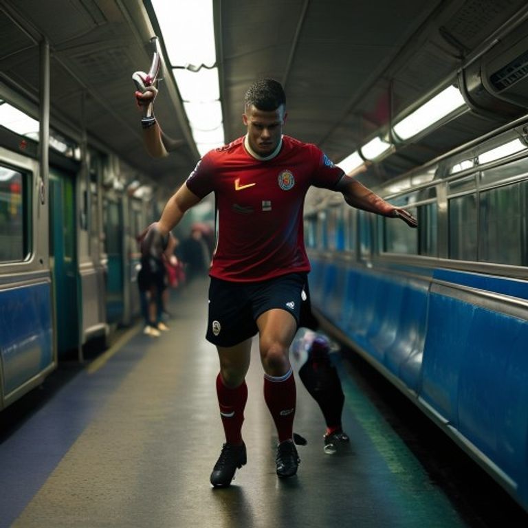 Un footballeur évoque l'attaque au couteau dans un train