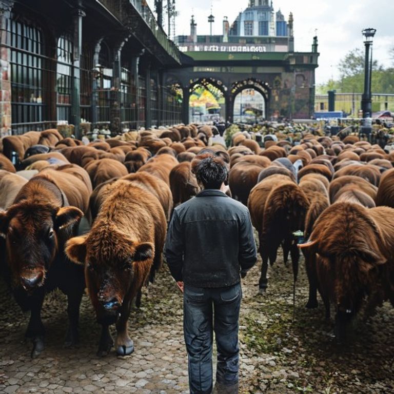 Un homme se perd dans un enclos de bisons au zoo de Munich