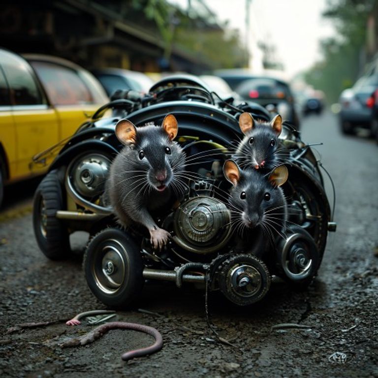 Les rats dans les moteurs : un fléau qui inquiète les automobilistes