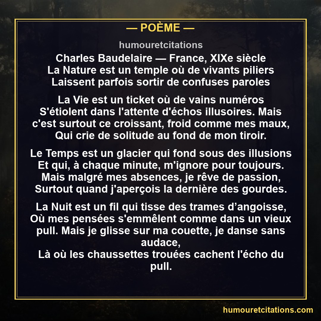 Parodie : correspondances