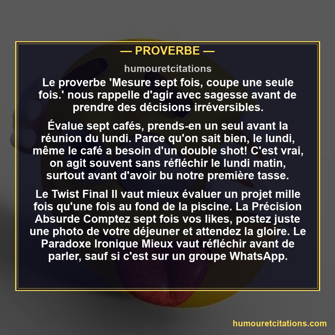 Proverbe : russe_mesure