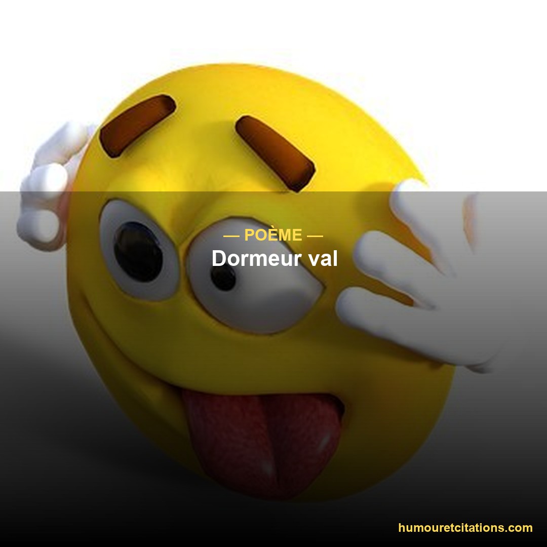 Parodie : dormeur_val