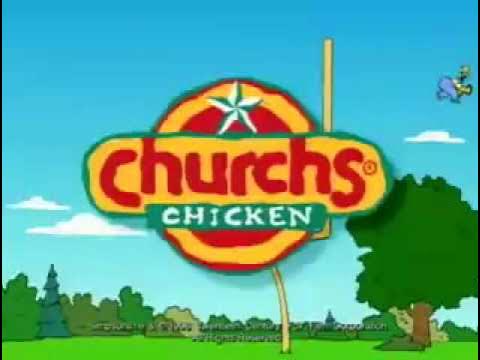 Funny Ads The Simpsons Churchs Chicken