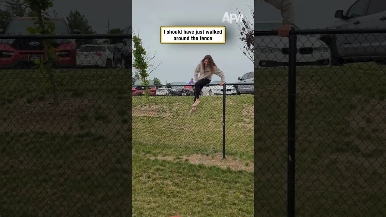 I should have just walked around the fence