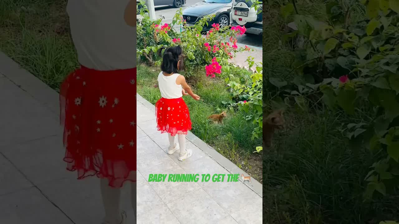 Cute baby Short Video Funny 😄 || Pretty baby || Baby playing with Cat 🐈- too Funny #shorts #funny