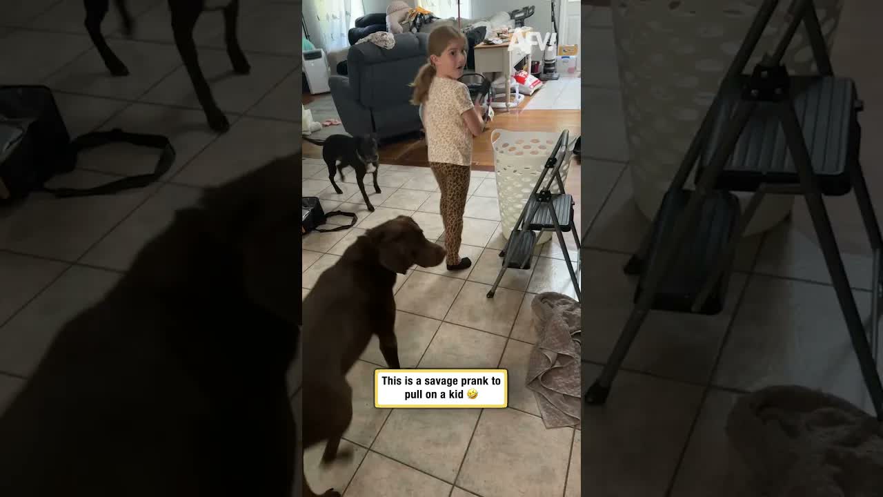 This is a savage prank to pull on a kid 🤣